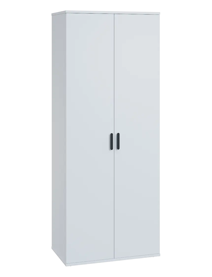 LR 5 - 70 šatní skříň, 2-dveřová, výsuvné ramínko, 1822x720x400, bílá